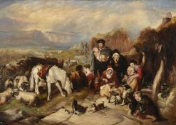 AFTER SIR EDWIN LANDSEER, THE DROVER'S DEPARTURE: A SCENE IN THE GRAMPIANS