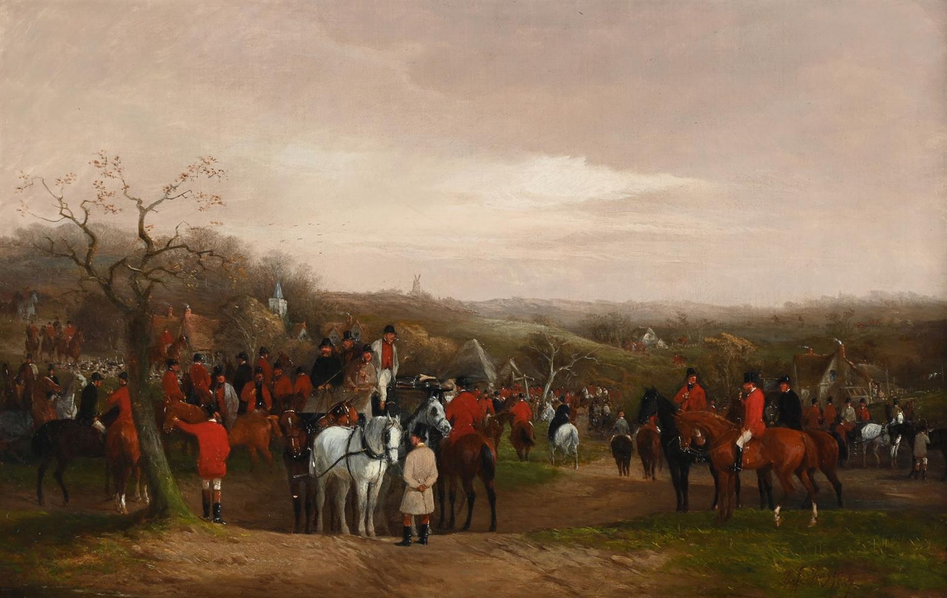 WILLIAM JOSEPH SHAYER (BRITISH 1811-1892), THE MEET; AND CLOSING IN (2) - Bild 2 aus 6