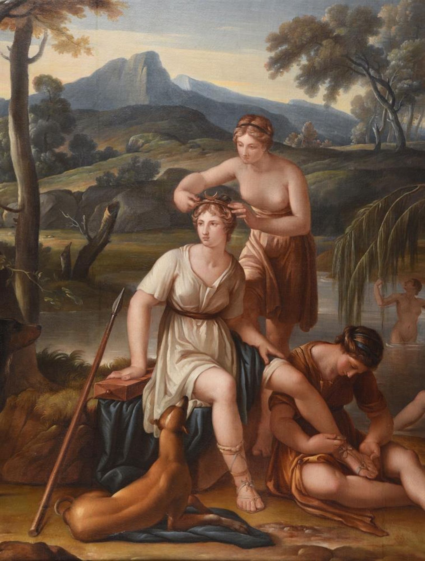 GAVIN HAMILTON (BRITISH 1723-1798), DIANA AND HER NYMPHS - Image 3 of 4