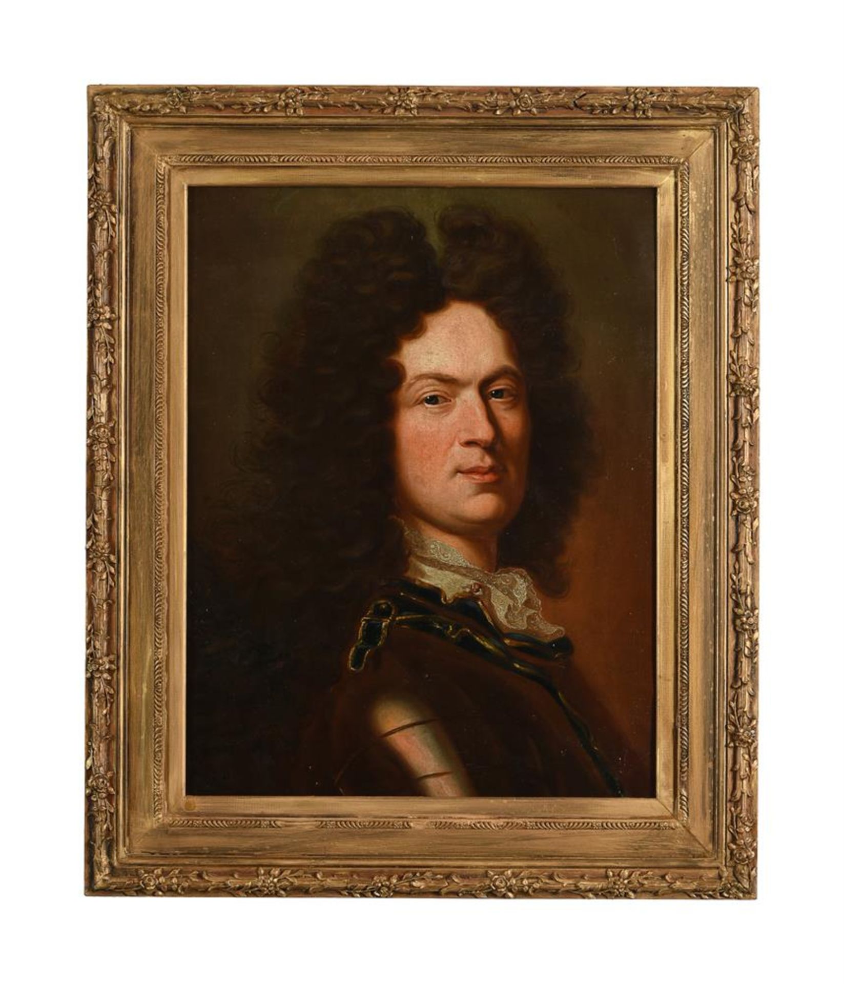 FOLLOWER OF HYACINTH RIGAUD, PORTRAIT OF A MAN - Image 2 of 3
