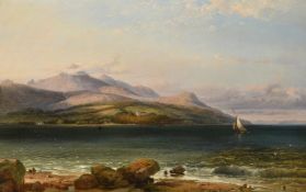 GEORGE EDWARDS HERING (BRITISH 1805-1879), THE ISLE OF ARRAN WITH BRODICK CASTLE