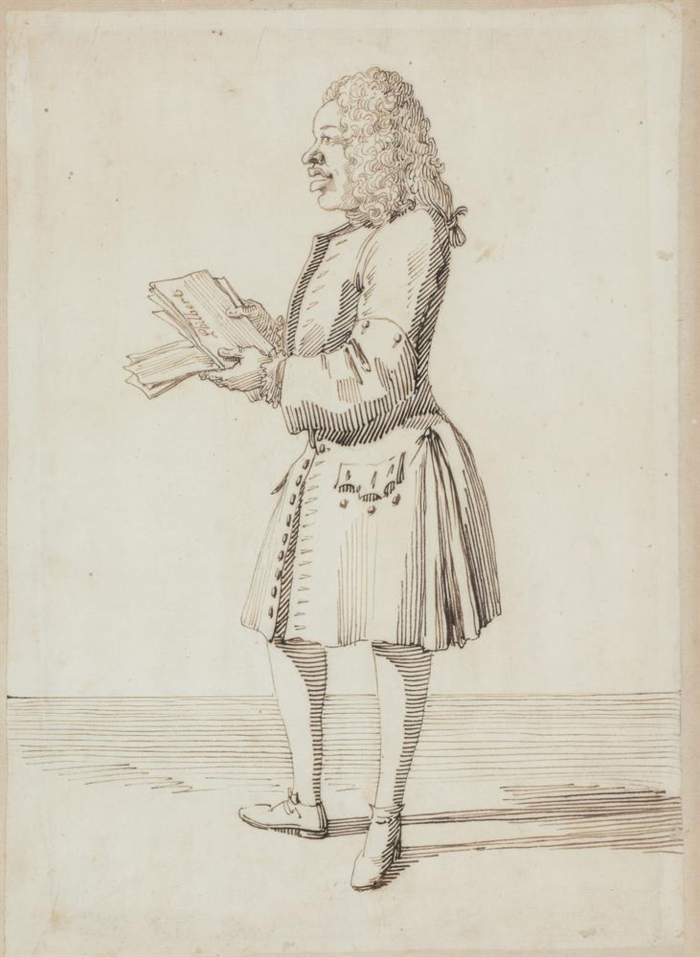 PIER LEONE GHEZZI (ITALIAN 1674-1755), SIXTEEN CARICATURES OF ARISTOCRATS, CLERICS AND TRAVELLERS - Bild 11 aus 48