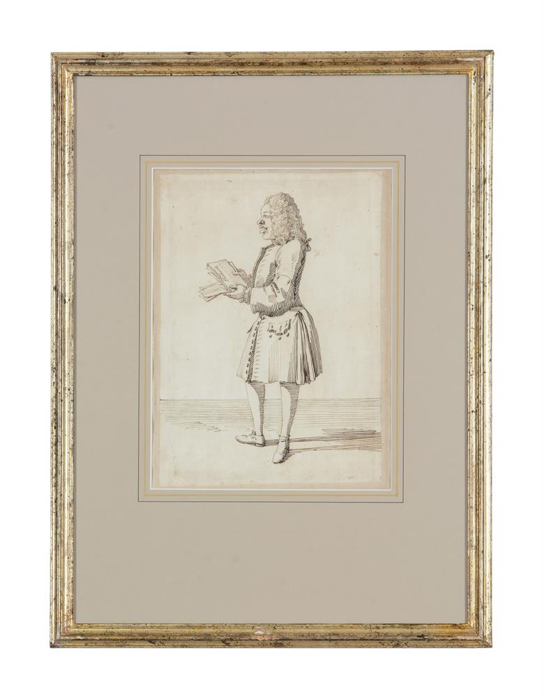 PIER LEONE GHEZZI (ITALIAN 1674-1755), SIXTEEN CARICATURES OF ARISTOCRATS, CLERICS AND TRAVELLERS - Image 37 of 48