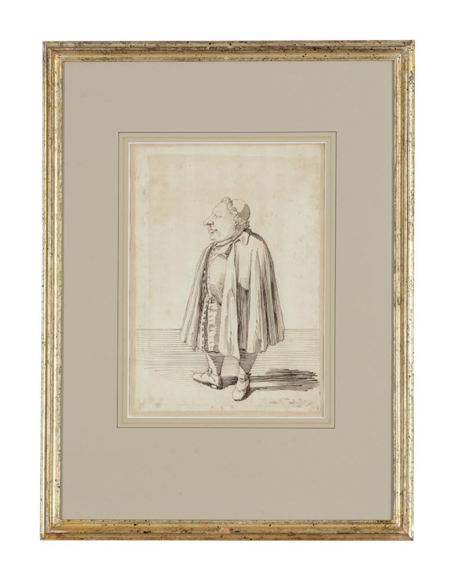 PIER LEONE GHEZZI (ITALIAN 1674-1755), SIXTEEN CARICATURES OF ARISTOCRATS, CLERICS AND TRAVELLERS - Bild 39 aus 48