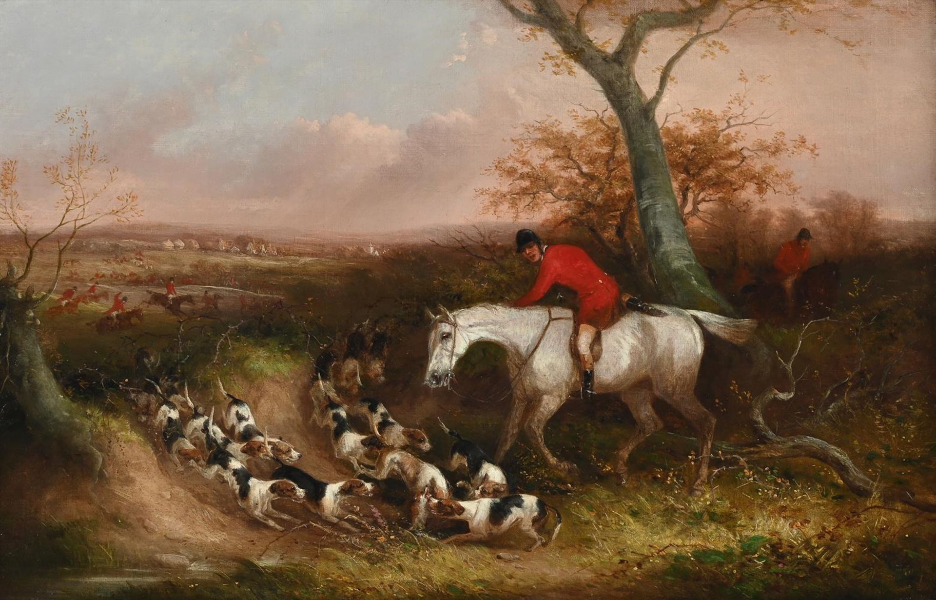 WILLIAM JOSEPH SHAYER (BRITISH 1811-1892), THE MEET; AND CLOSING IN (2)