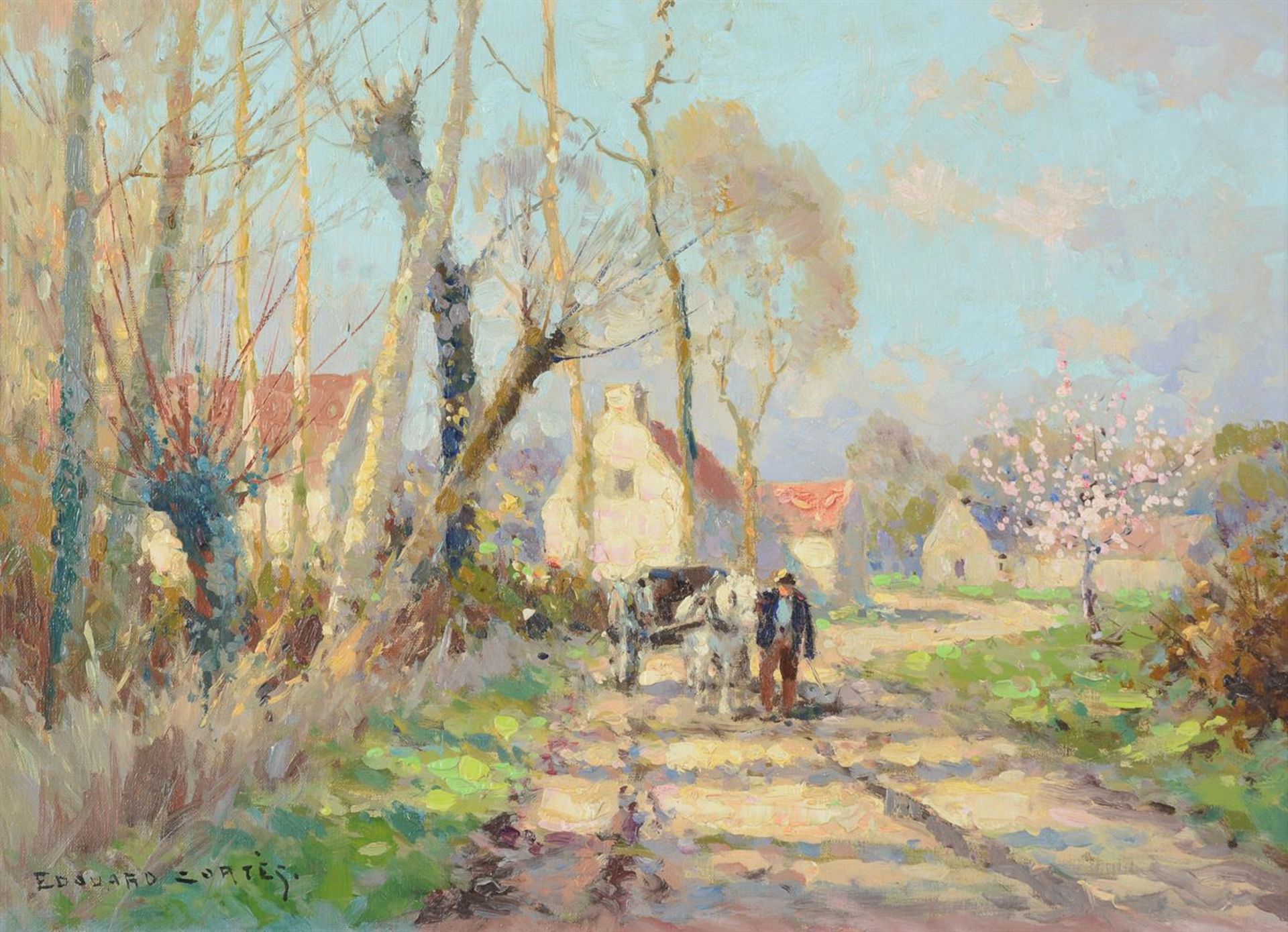 λ EDOUARD LEON CORTES (FRENCH 1882-1969), LE PRINTEMPS