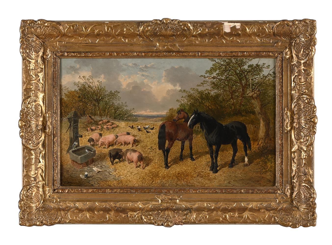 JOHN FREDERICK HERRING JUNIOR (BRITISH 1815-1907), FARMYARD FRIENDS - Image 2 of 3