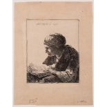‡ REMBRANDT VAN RIJN (DUTCH 1606-1669), WOMAN READING