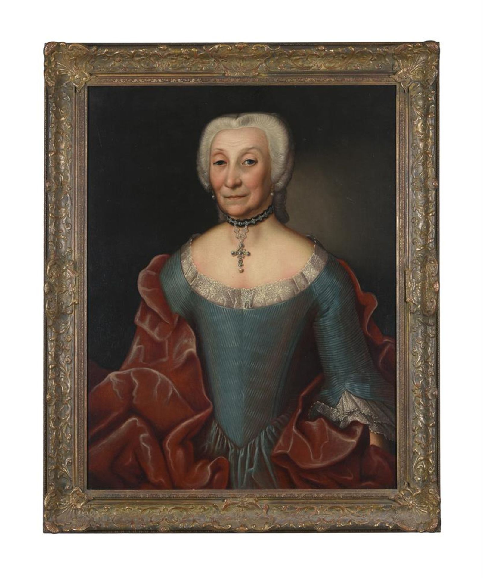 FRENCH SCHOOL (18TH CENTURY), PORTRAIT OF A LADY - Bild 2 aus 3