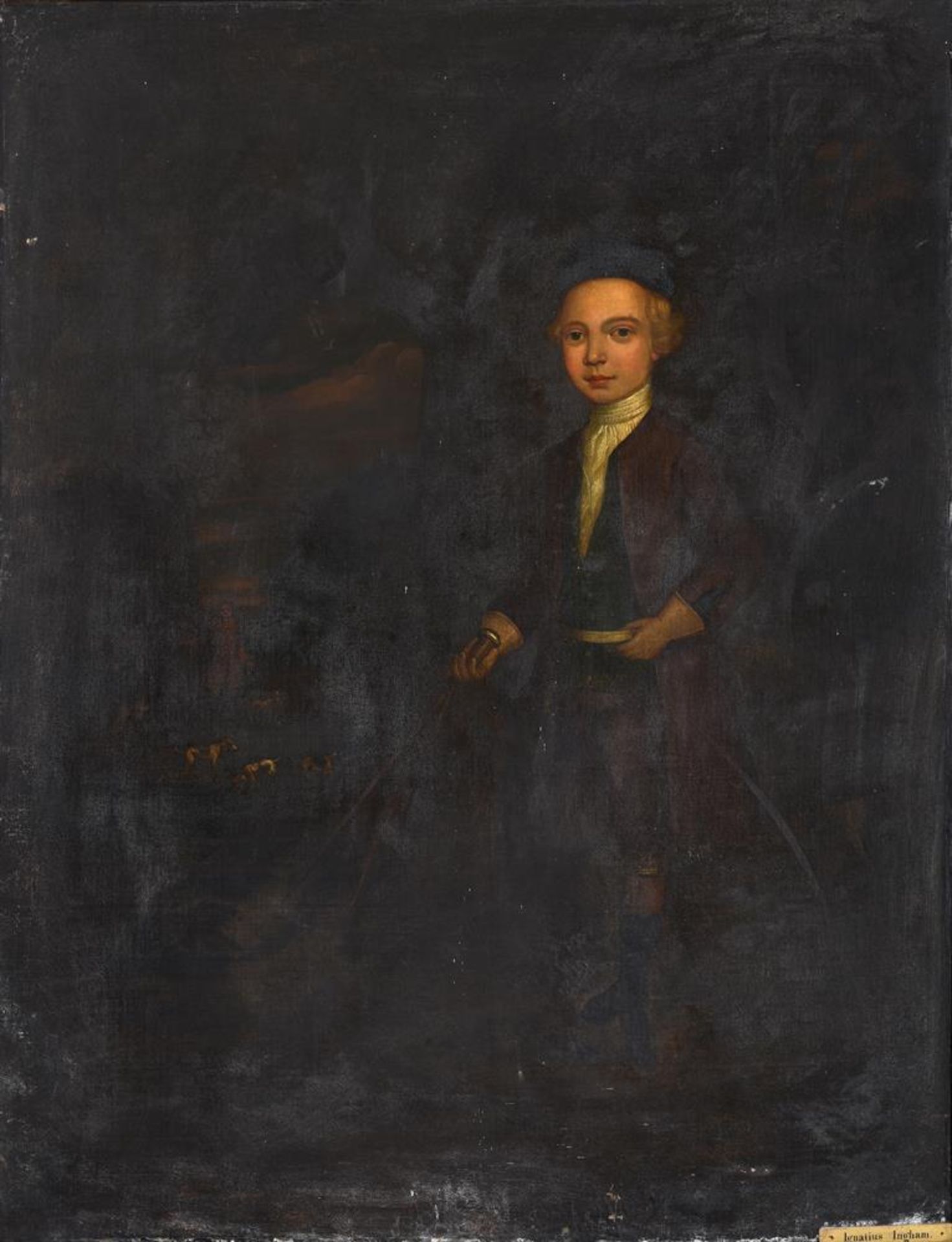 FOLLOWER OF JOHN WOOTTON, PORTRAIT OF IGNATIUS INGHAM AS A BOY