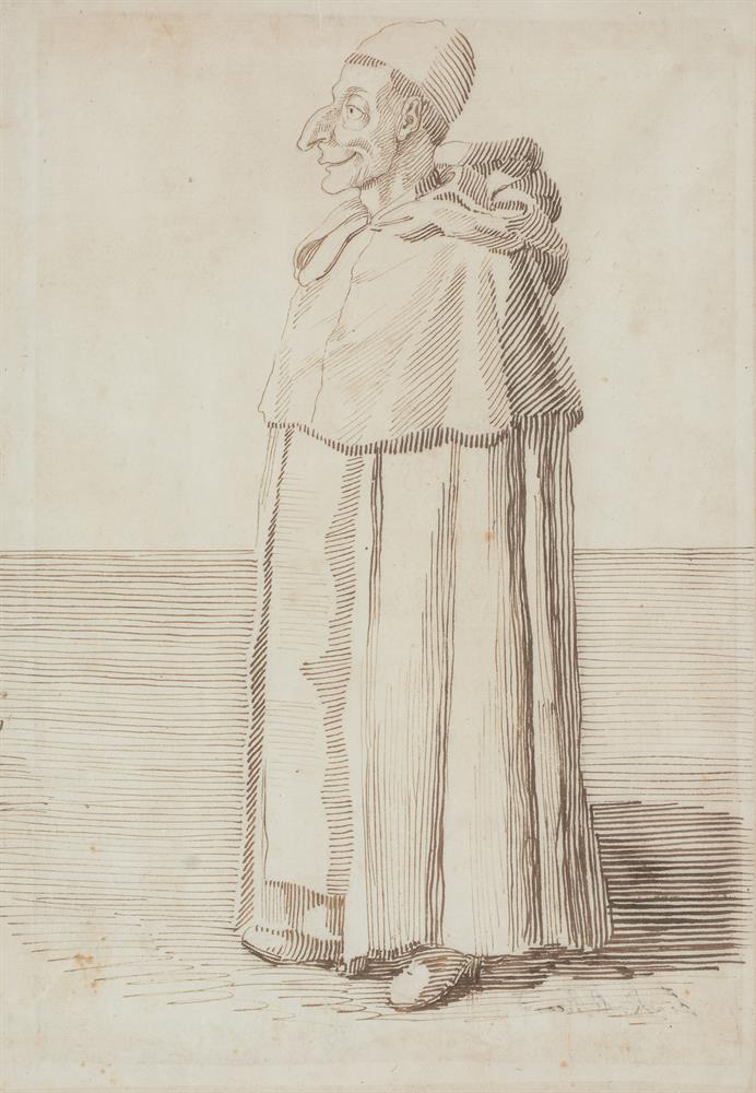 PIER LEONE GHEZZI (ITALIAN 1674-1755), SIXTEEN CARICATURES OF ARISTOCRATS, CLERICS AND TRAVELLERS - Image 2 of 48
