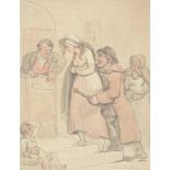 THOMAS ROWLANDSON (BRITISH 1756-1827), DESTITUTE