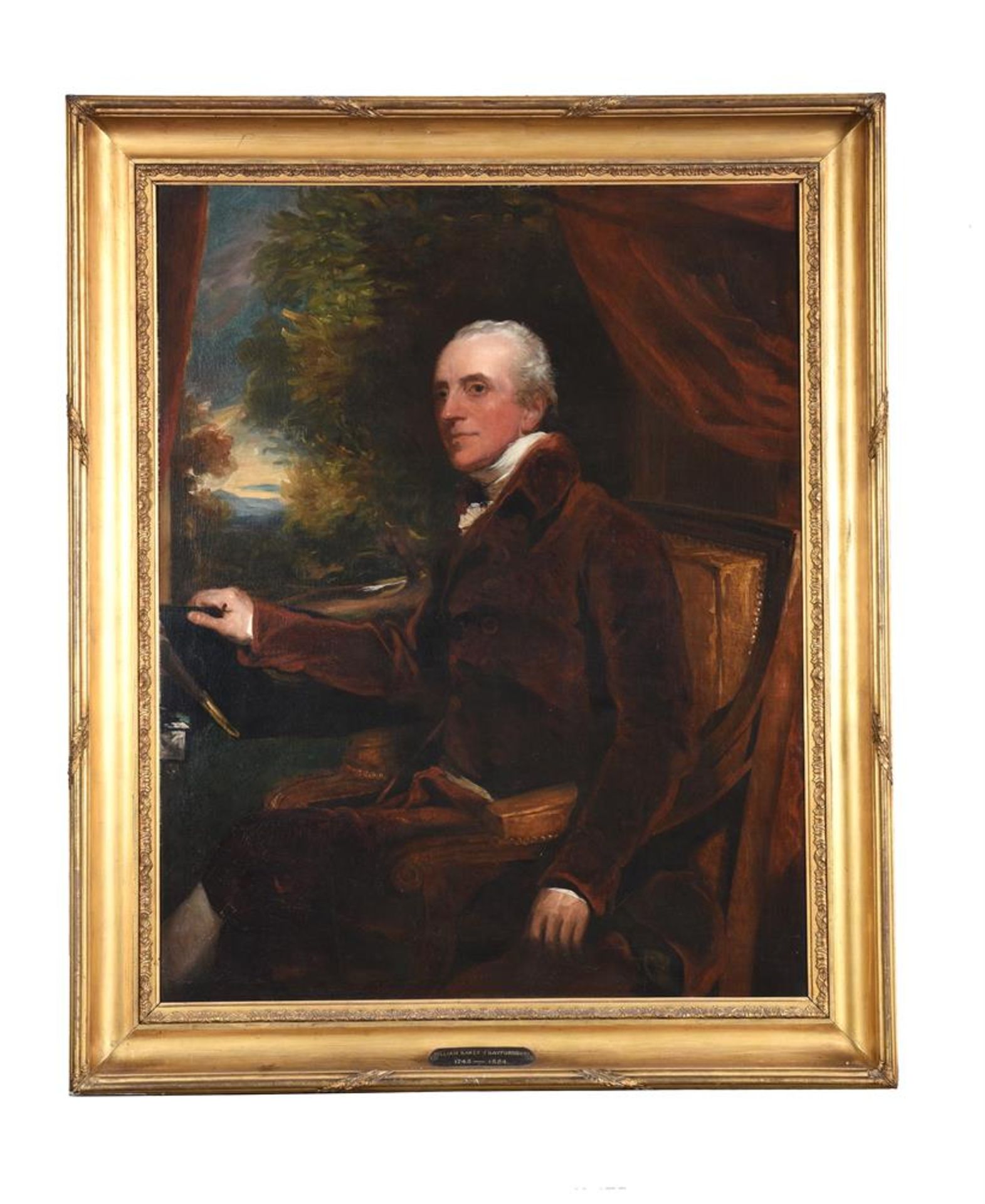 AFTER SIR THOMAS LAWRENCE, PORTRAIT OF WILLIAM BAKER OF BAYFORDBURY - Bild 2 aus 3