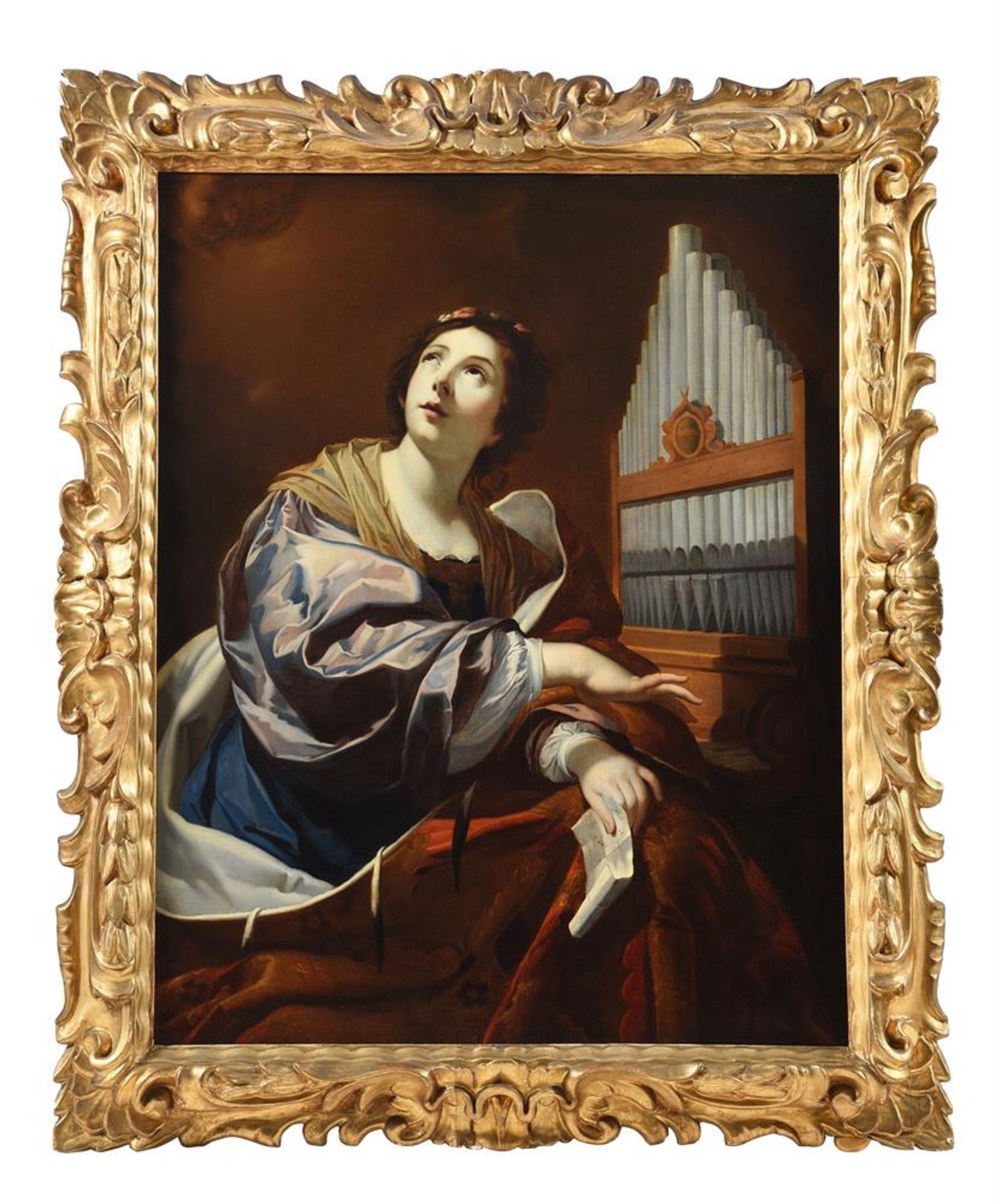 FOLLOWER OF SIMON VOUET, SAINT CECILIA - Image 2 of 3