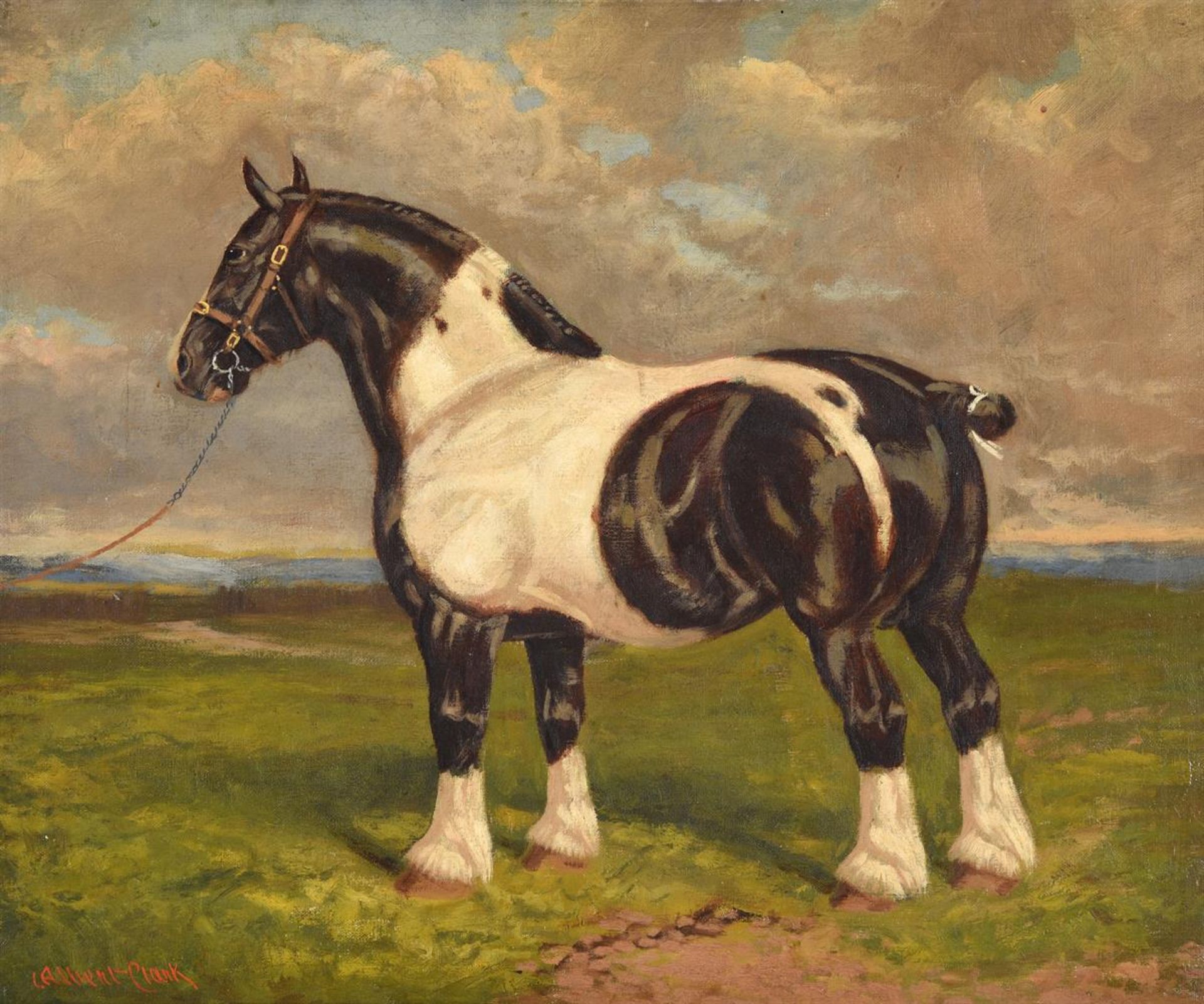ALBERT CLARK (BRITISH 1821-1909), SHIRE HORSES - Image 3 of 7