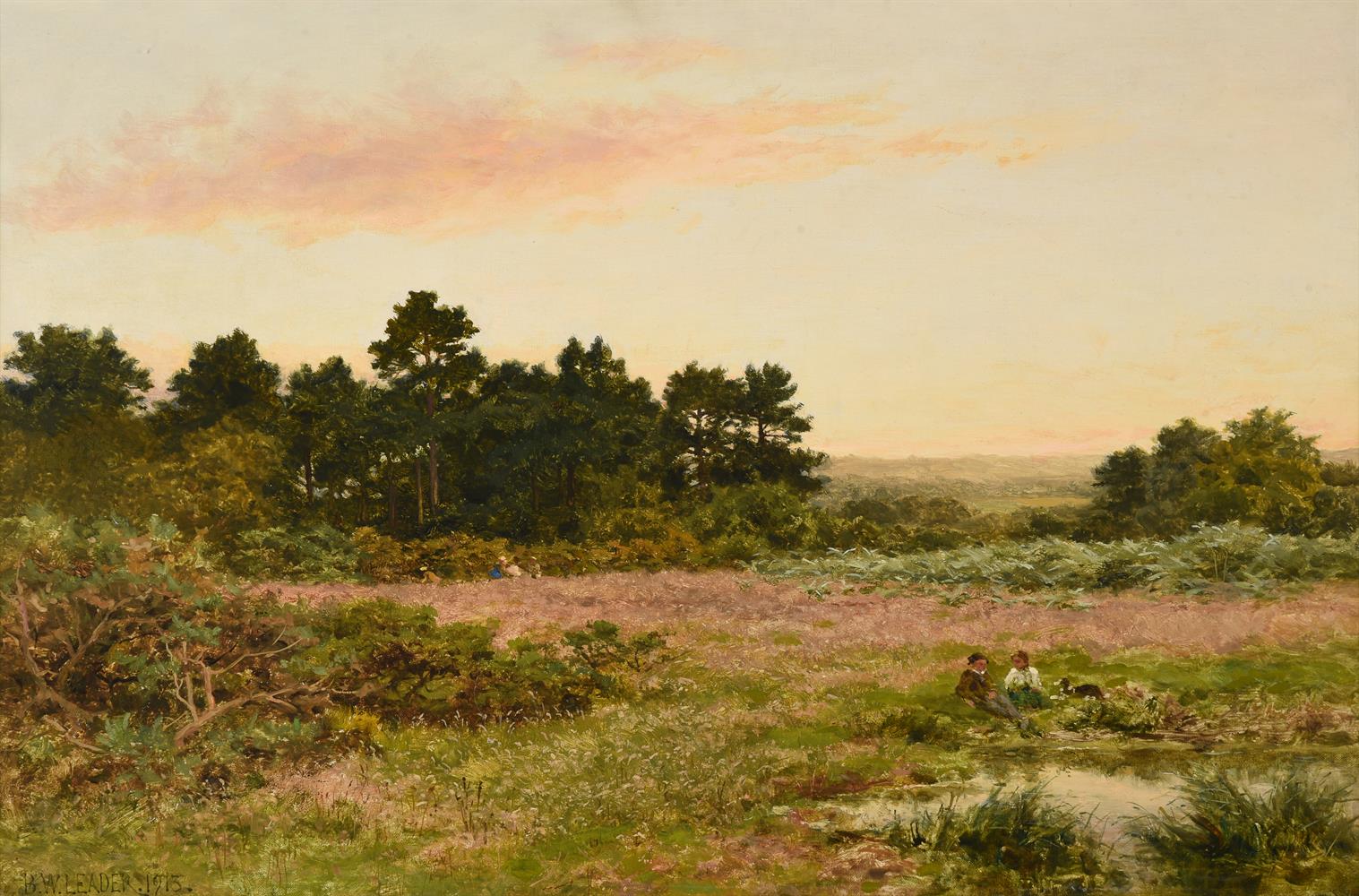 BENJAMIN WILLIAMS LEADER (BRITISH 1831-1923), A SURREY COMMON