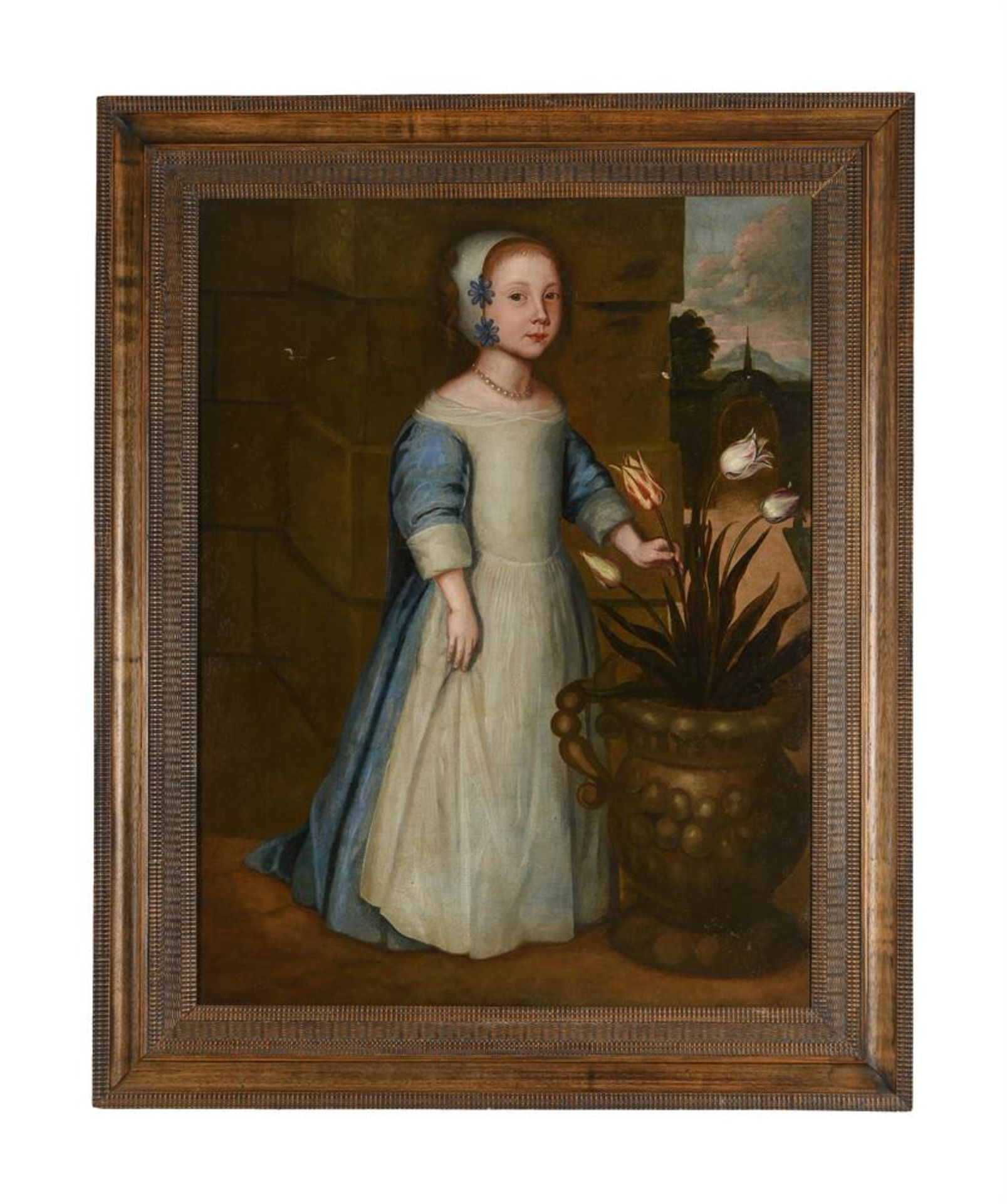 CIRCLE OF JACOB GERRITSZ. CUYP (DUTCH 1594-1652), PORTRAIT OF A YOUNG GIRL - Image 2 of 3