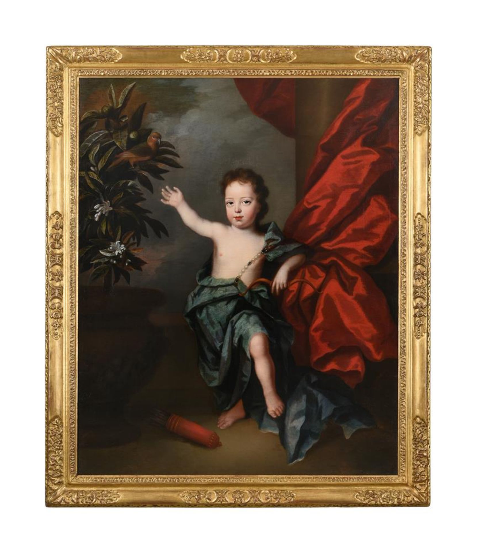 JAN VAN DER VAART (DUTCH 1653-1727), PORTRAIT OF A YOUNG BOY (PROBABLY THE HON. LAURENCE SHIRLEY) - Bild 2 aus 3