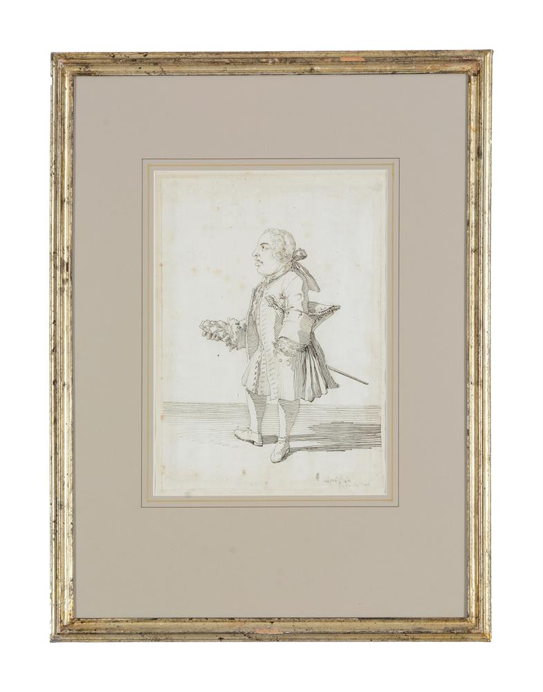 PIER LEONE GHEZZI (ITALIAN 1674-1755), SIXTEEN CARICATURES OF ARISTOCRATS, CLERICS AND TRAVELLERS - Image 21 of 48