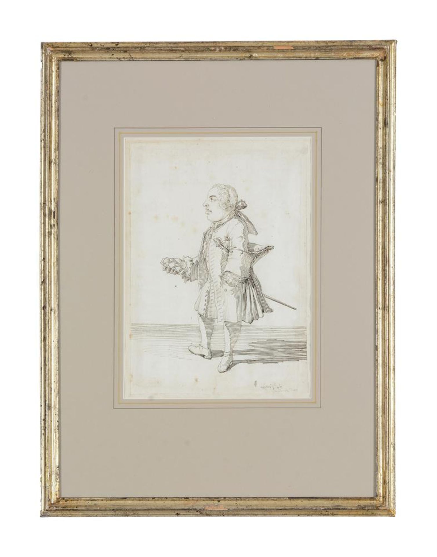 PIER LEONE GHEZZI (ITALIAN 1674-1755), SIXTEEN CARICATURES OF ARISTOCRATS, CLERICS AND TRAVELLERS - Bild 21 aus 48