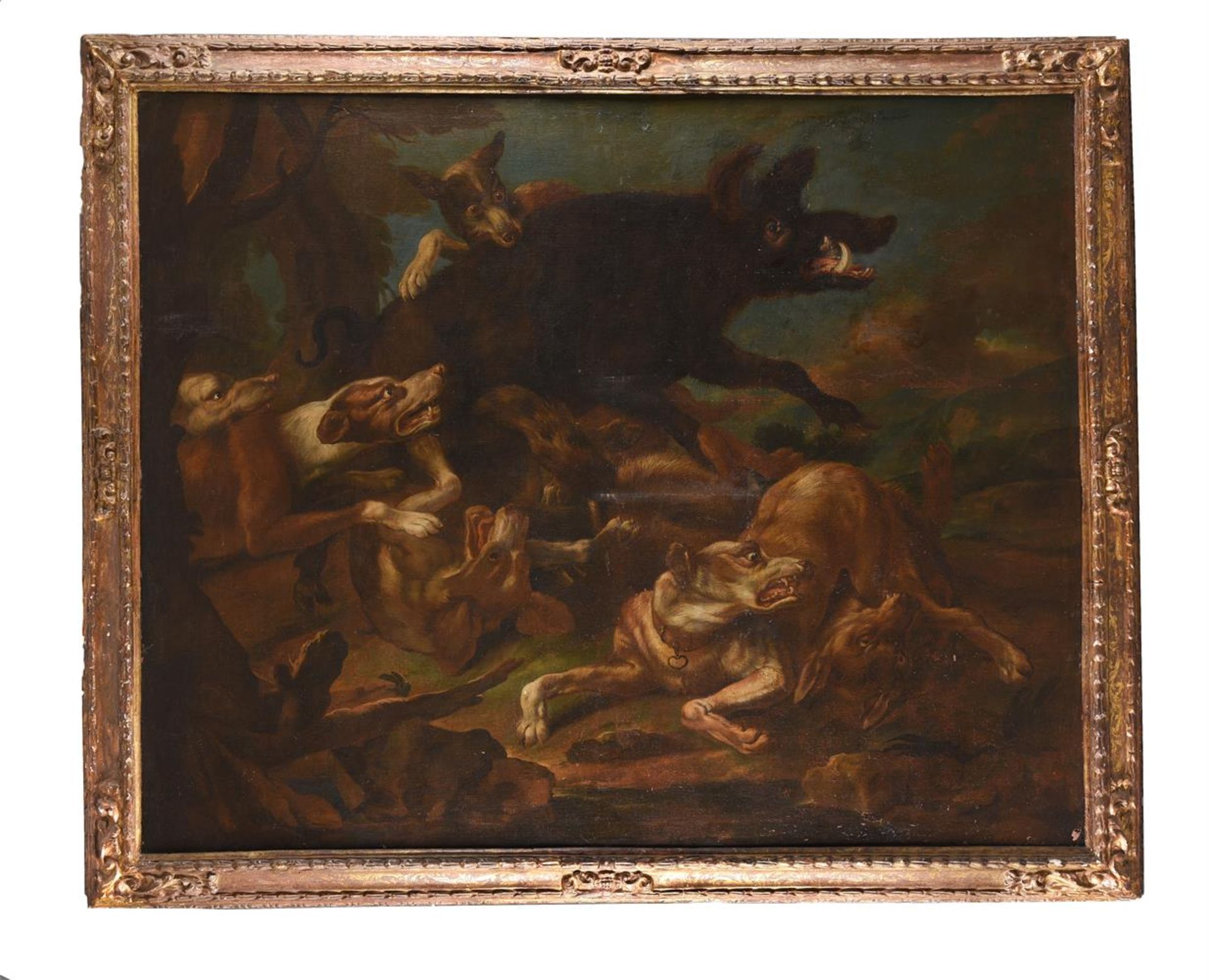 FOLLOWER OF FRANS SNYDERS, THE BOAR HUNT - Image 2 of 4