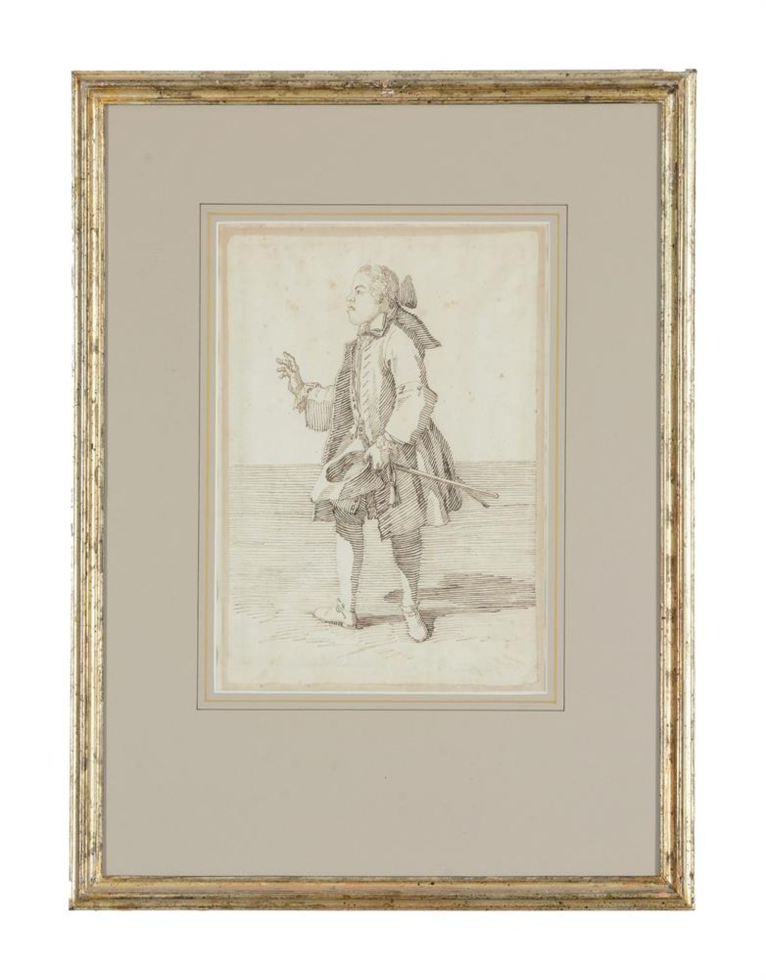 PIER LEONE GHEZZI (ITALIAN 1674-1755), SIXTEEN CARICATURES OF ARISTOCRATS, CLERICS AND TRAVELLERS - Image 29 of 48