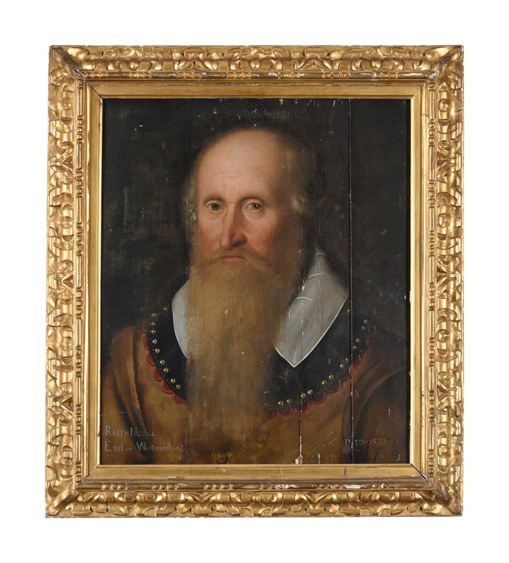 ENGLISH SCHOOL (16TH CENTURY), PORTRAIT OF A GENTLEMAN - Image 2 of 6