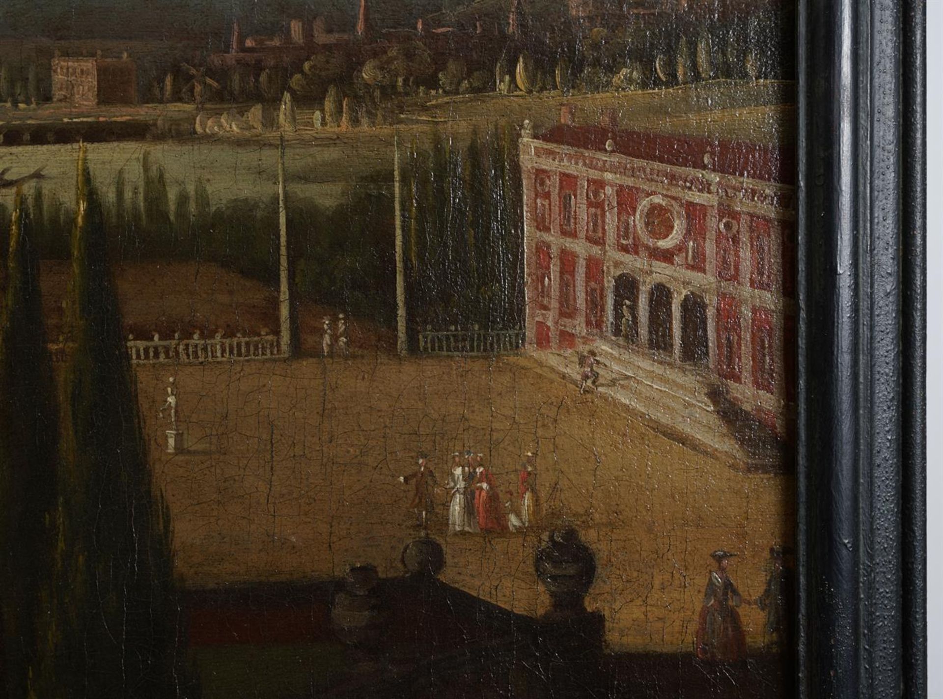 ANGLO-DUTCH SCHOOL (18TH CENTURY), FIGURES IN A FORMAL GARDEN - Image 4 of 6