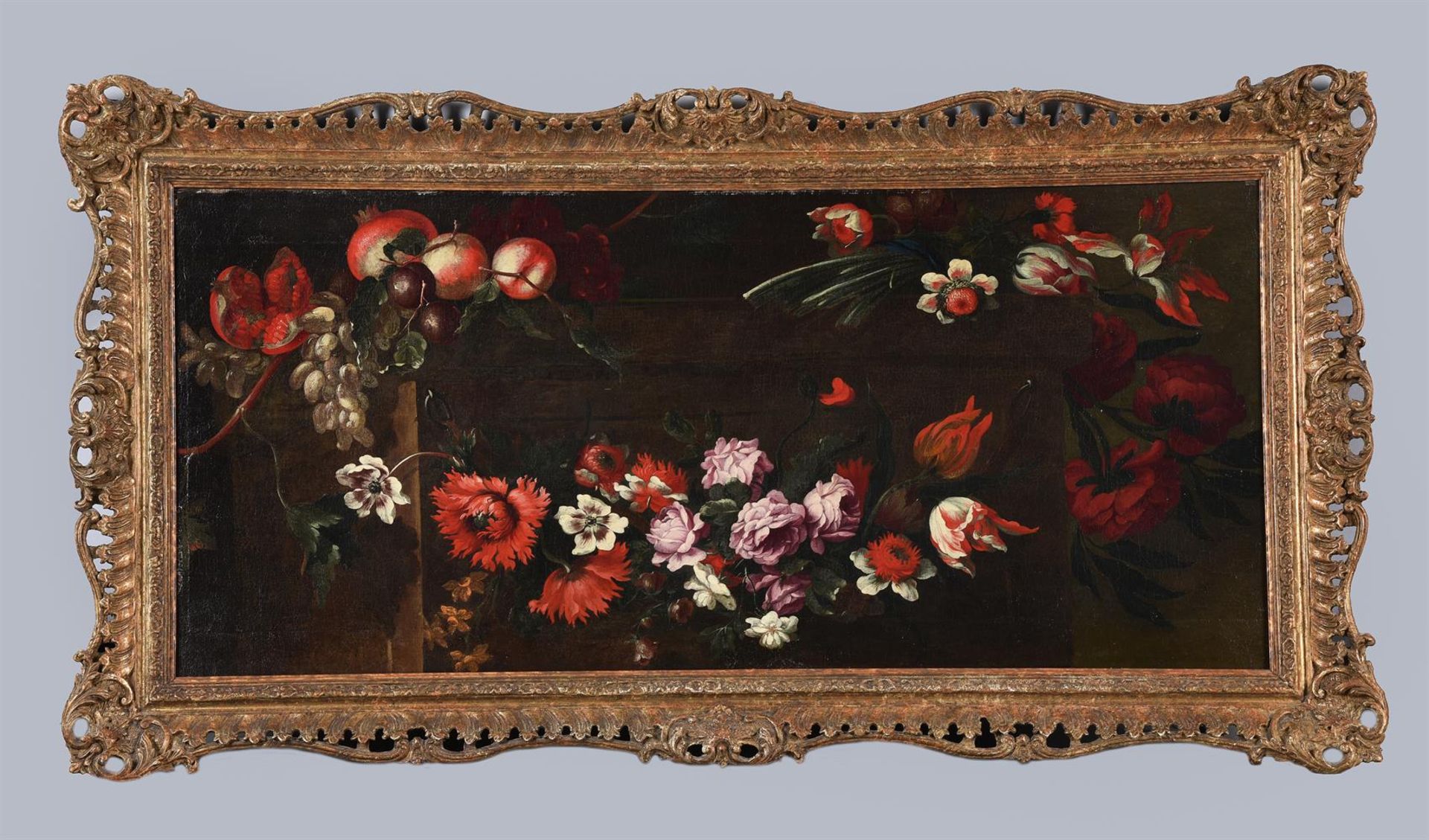 ITALIAN SCHOOL (18TH CENTURY), STILL LIFE WITH TULIPS - Bild 2 aus 3