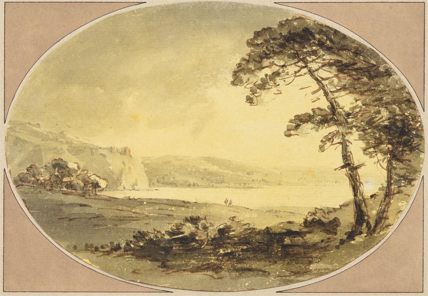 WILLIAM GILPIN (BRITISH 1724-1804), EIGHT CAPRICCIO LANDSCAPE STUDIES - Image 9 of 10
