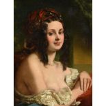 GEORGE HENRY HARLOW (BRITISH 1787-1819), PORTRAIT OF A ROMAN LADY