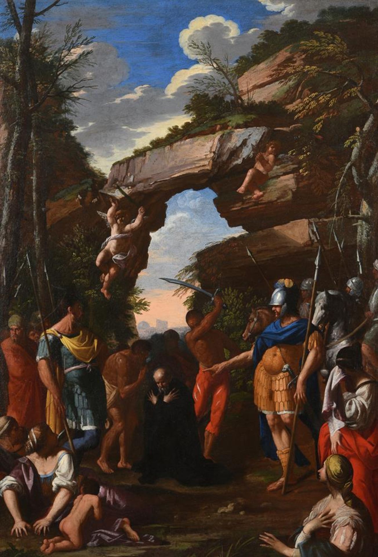 ROMAN SCHOOL (17TH CENTURY), MARTYRDOM OF A SAINT