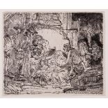 ‡ REMBRANDT VAN RIJN (DUTCH 1606-1669), THE ADORATION OF THE SHEPHERDS: WITH THE LAMP