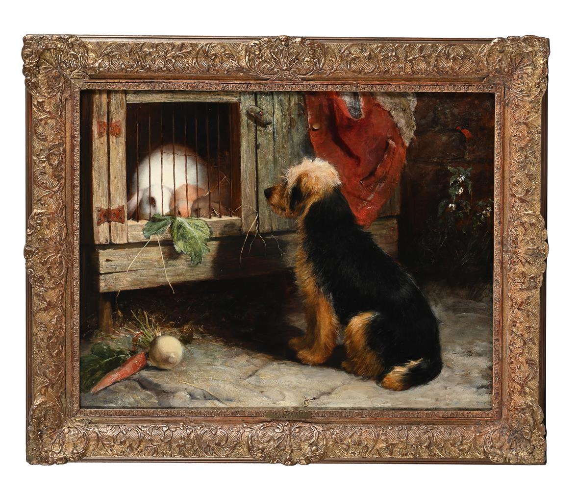 FOLLOWER OF EDWIN LANDSEER, ASSESSING THE SITUATION - Image 2 of 3