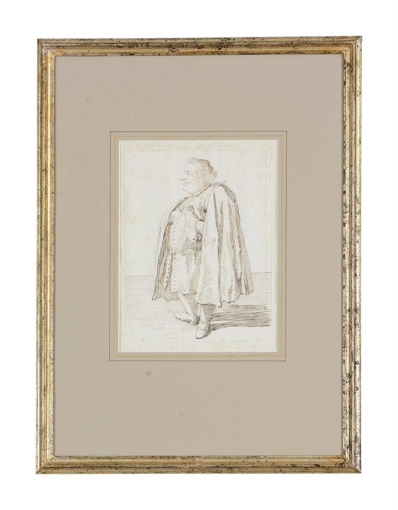 PIER LEONE GHEZZI (ITALIAN 1674-1755), SIXTEEN CARICATURES OF ARISTOCRATS, CLERICS AND TRAVELLERS - Image 23 of 48