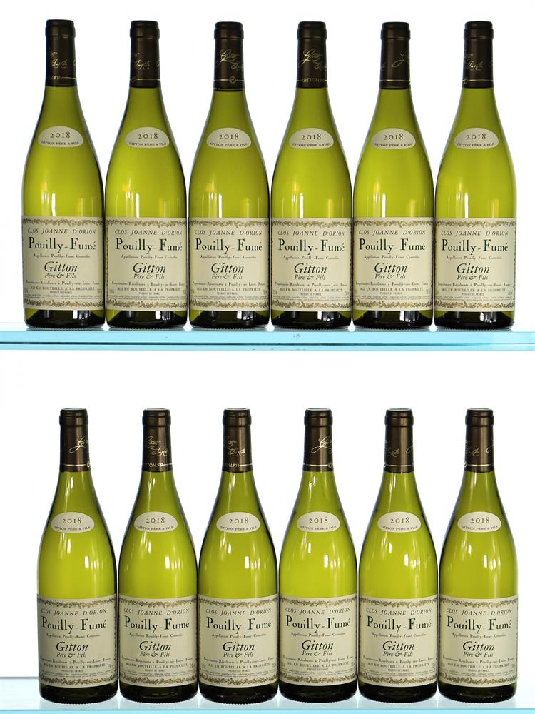 ß 2018 Pouilly Fume Clos Joanne D'Orion, Domaine Gitton Pere et Fils - (Lying under Bond0