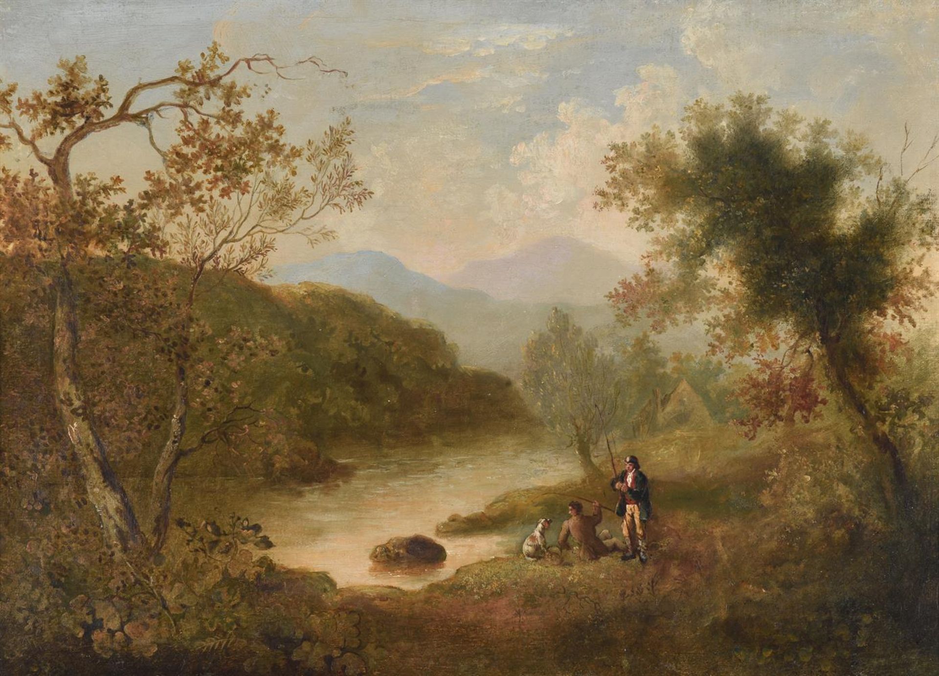 ENGLISH SCHOOL (CIRCA. 1800), A PAIR OF PASTORAL SCENES - Image 3 of 7