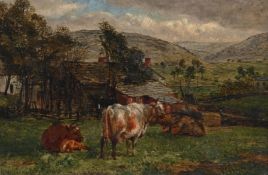 THOMAS FRANCIS WAINWRIGHT (BRITISH 1794-1883), CATTLE IN A LANDSCAPE