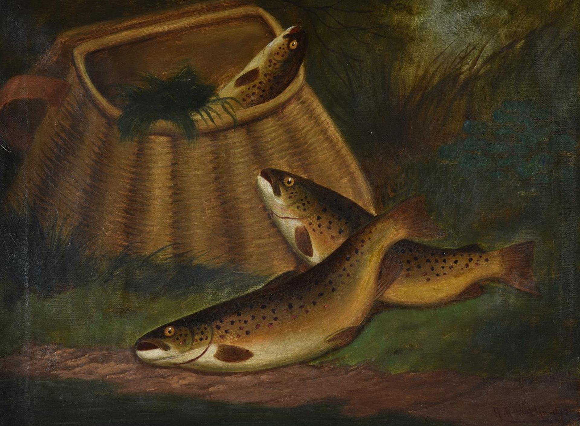 A. ROLAND KNIGHT (BRITISH FL. 1810-1840), ON THE BANK OF THE SHANNON; THE LUCK OF THE BASKET - Image 2 of 6