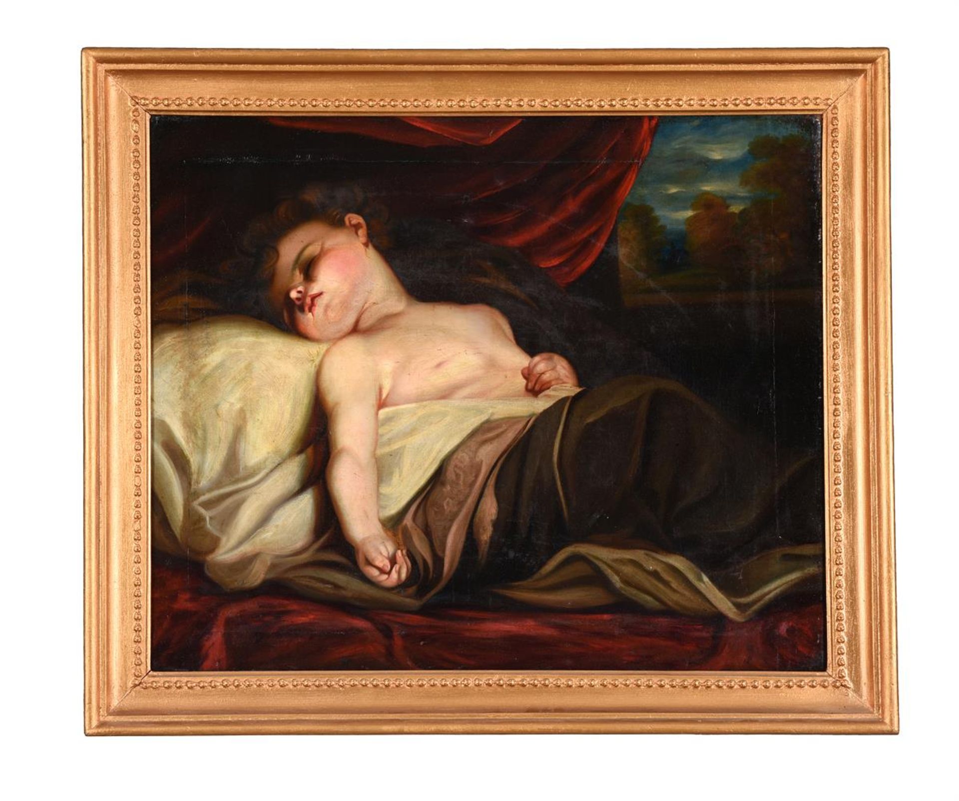 MANNER OF JOSHUA REYNOLDS, A SLEEPING CHILD - Image 2 of 3