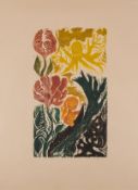 Ken Kiff (1935-2001) Woman, Waves and Flowers; Green Flower