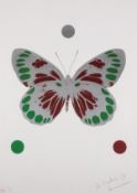 Damien Hirst (b. 1965) Science Xmas Butterfly (Emerald Green & Chilli Red)