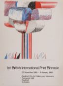 David Hockney (b. 1937) 1st British International Print Biennale Poster (Baggott 14)