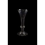 A BALUSTROID WINE GLASS