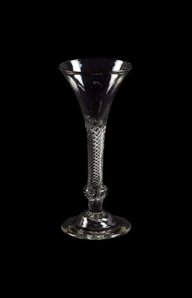 A COMPOSITE STEMMED WINE GLASS