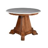 A LOUIS PHILIPPE WALNUT CENTRE TABLE