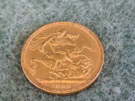 1899 gold sovereign.
