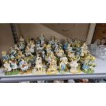 Collection of 39 assorted Christine Haworth paint box poppets by The Leonardo Collection with