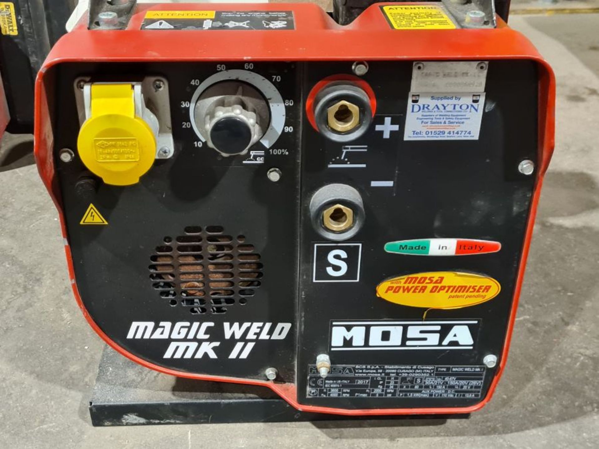 Portable Mosa Magic Weld MKII petrol welder generator. - Image 2 of 4