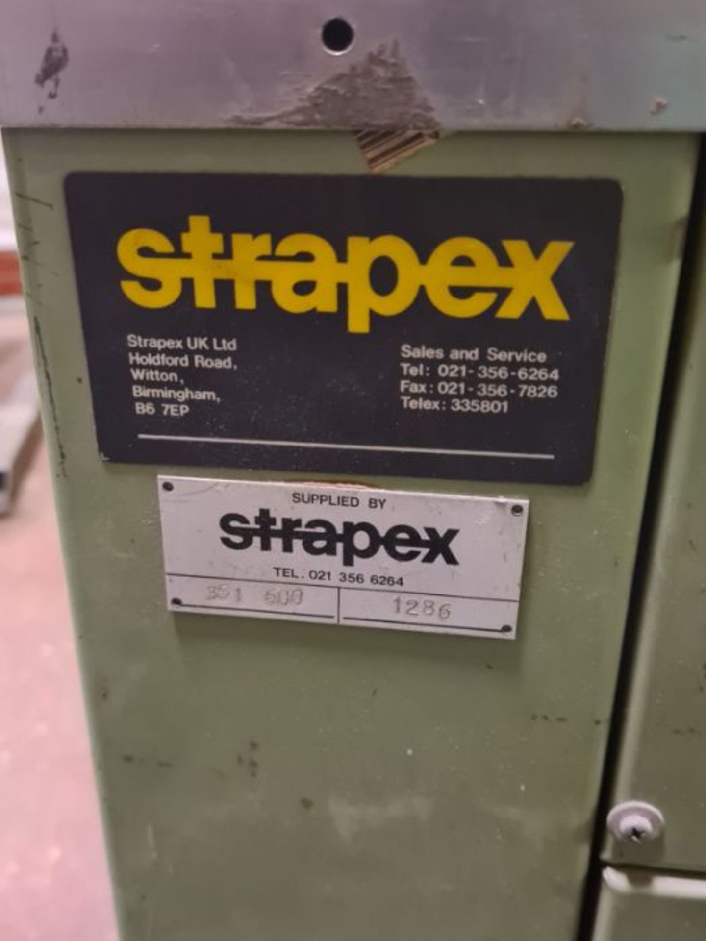 Strapex 351600 banding machine, 240 volt. - Image 3 of 4